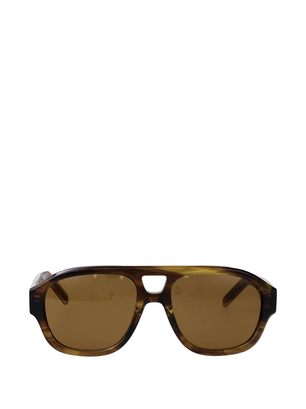 Givenchy Eyewear Day browline sunglasses - Marrone