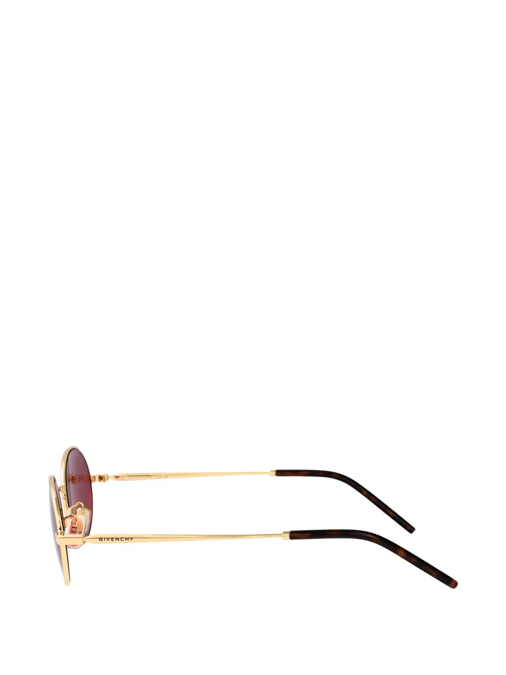  Givenchy Eyewear City Round-frame Sunglasses - Gold 