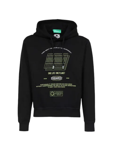 DSQUARED2 hoodie One Life Manifesto Cool