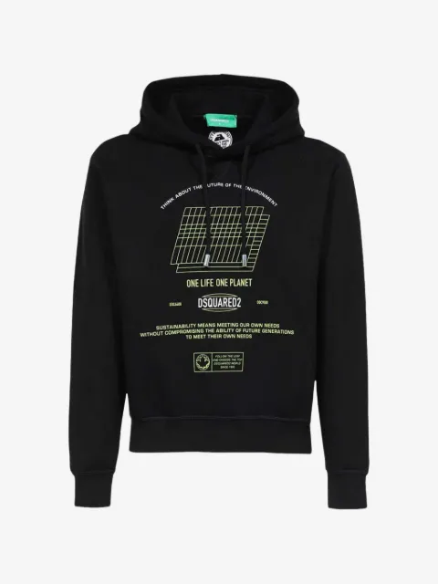 DSQUARED2 One Life Manifesto Cool hoodie