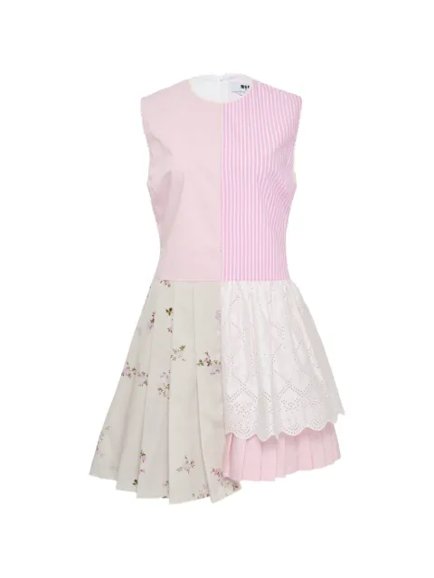 MSGM 패치워크 플로럴 미니 드레스