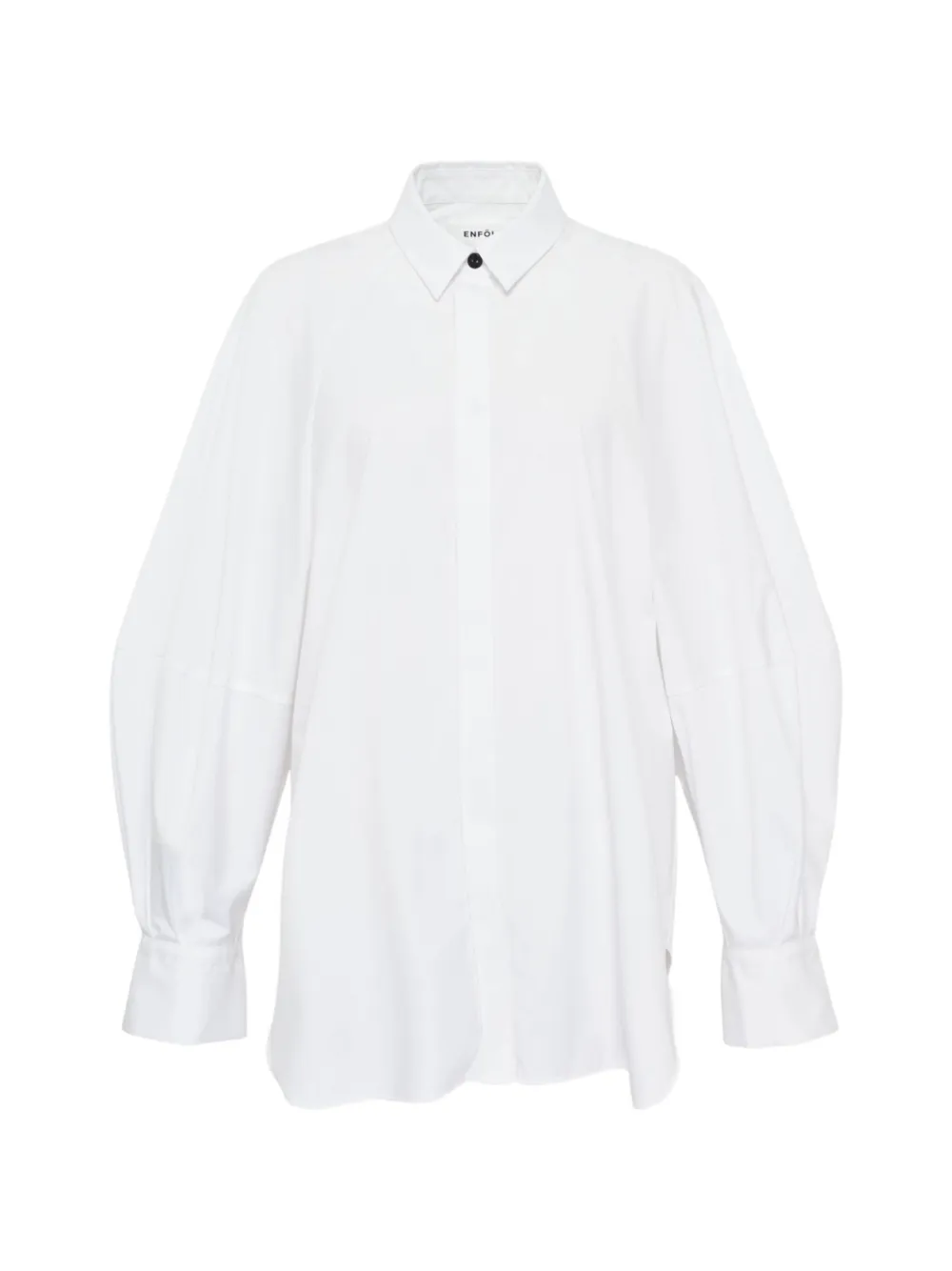 Enföld balloon-sleeve shirt - Bianco