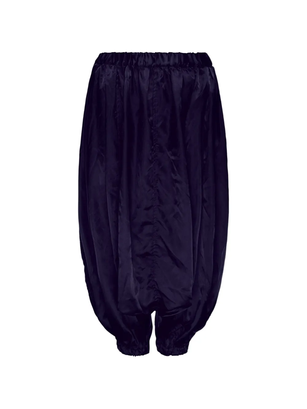 Comme Des Garçons Elasticated-waist Balloon Trousers In Blue