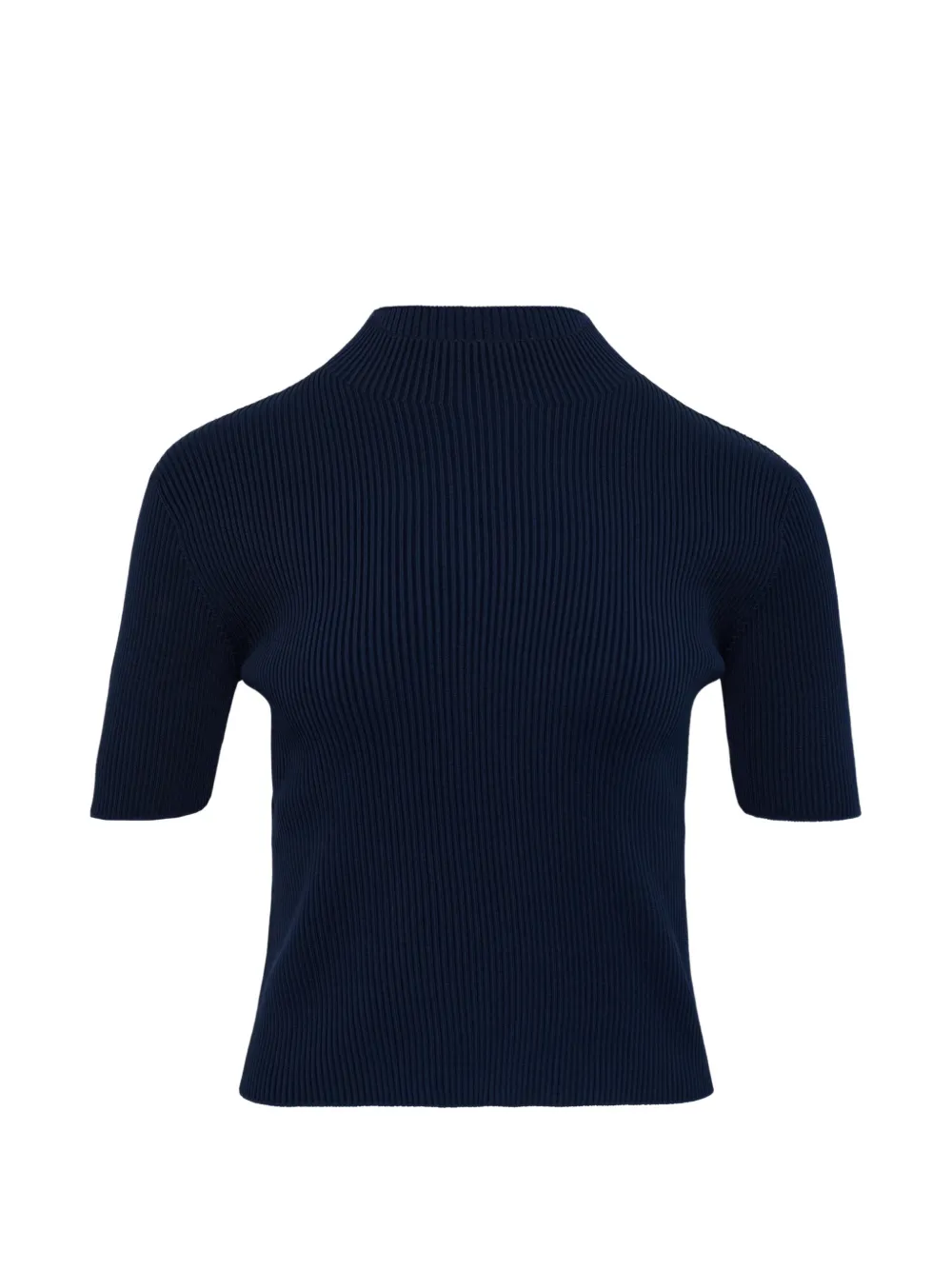 CFCL ribbed short-sleeved knitwear - Blu