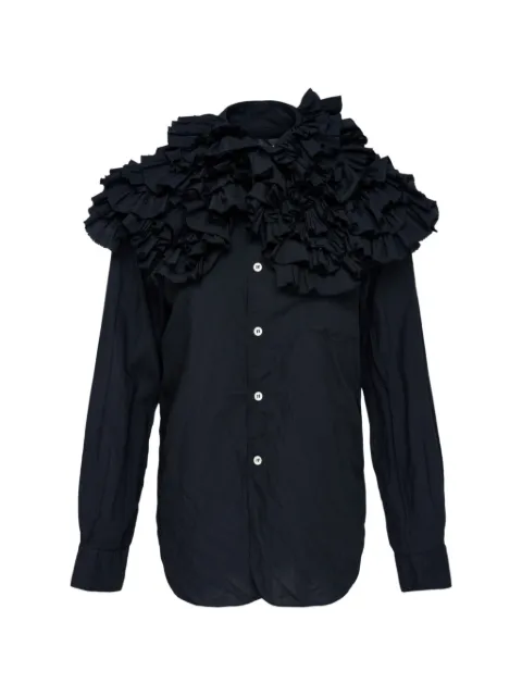 Comme Des Garçons Comme Des Garçons ruffled long-sleeve shirt