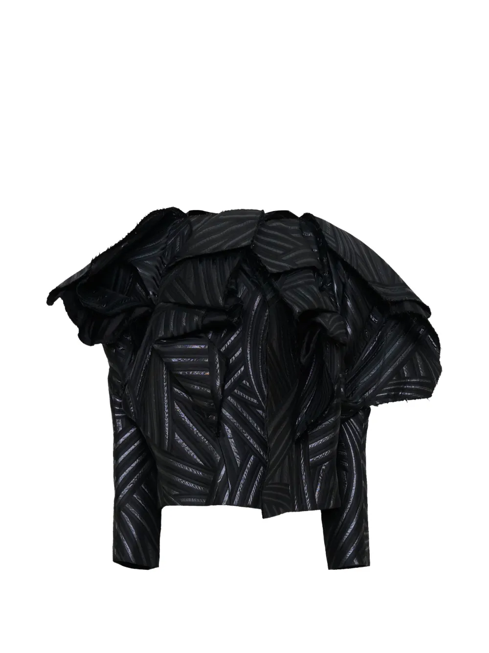 Comme Des Garçons quilted patchwork jacket - Nero