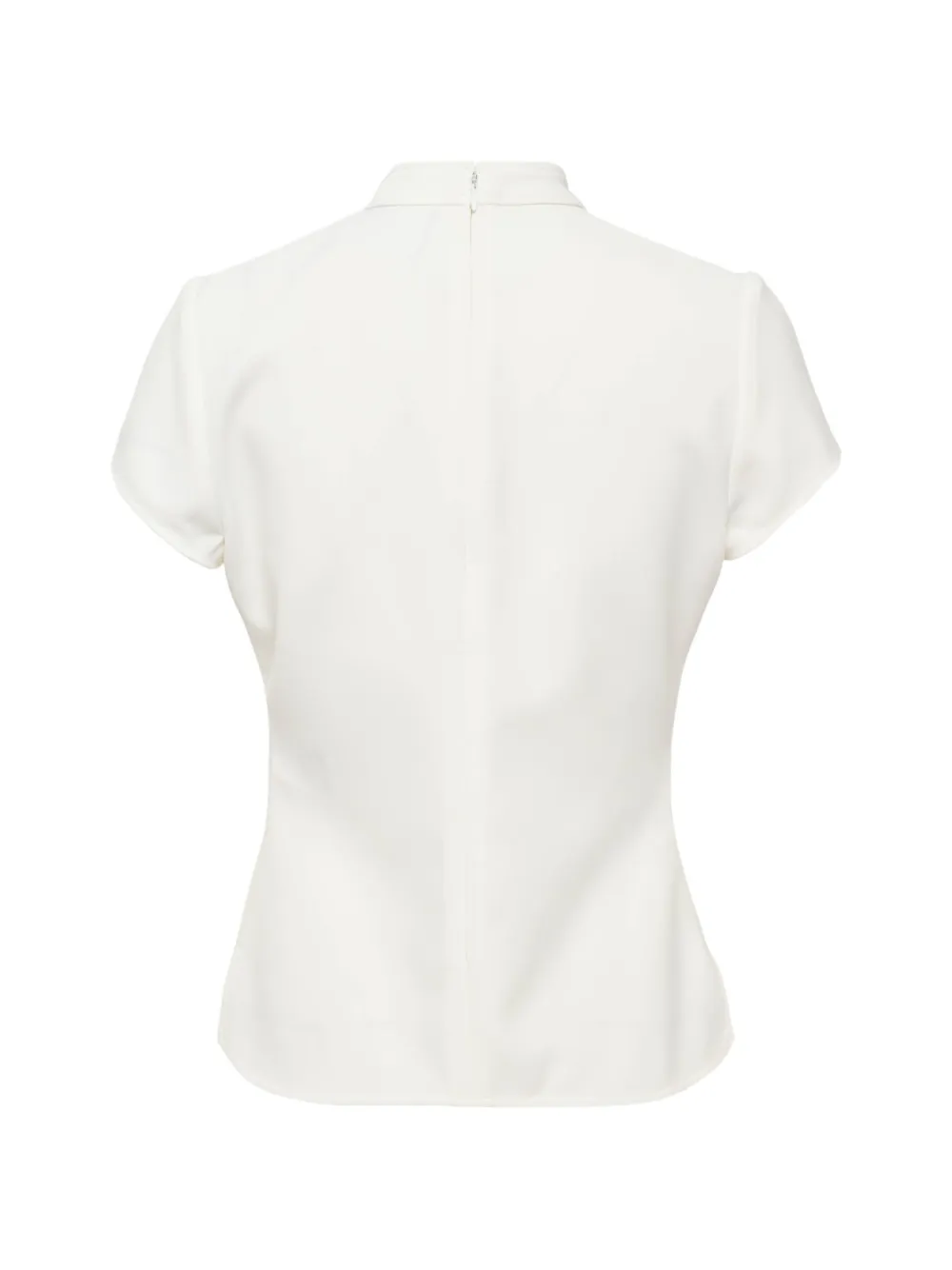  Courrèges Mock-neck Short-sleeve Top - White 