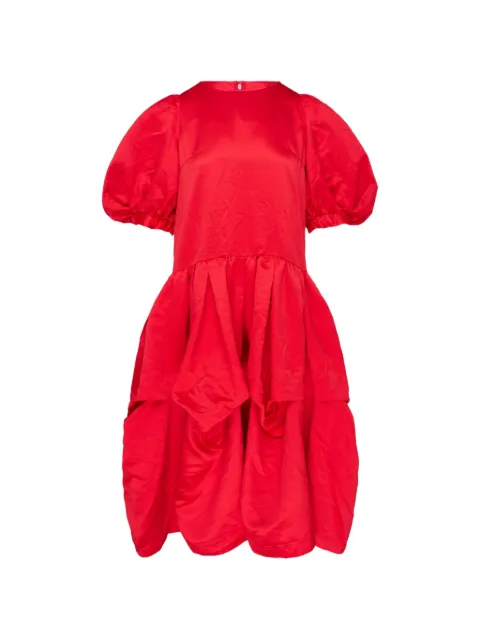 Comme Des Garçons Comme Des Garçons puff-sleeve tiered dress