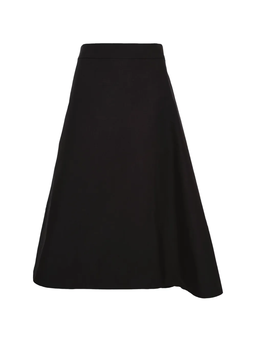 Jil Sander black A-line skirt - Nero