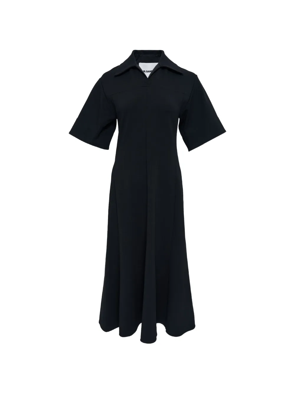 Jil Sander short-sleeve dress - Nero