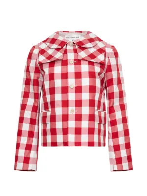 Comme Des Garçons Girl Jackets | Gingham Jackets | FARFETCH