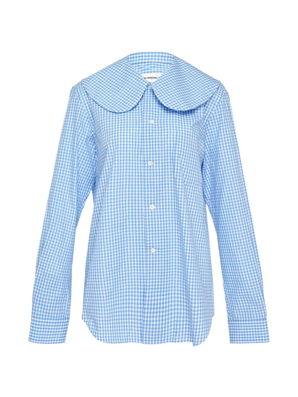 Comme Des Garçons Girl gingham-check shirt - Blue