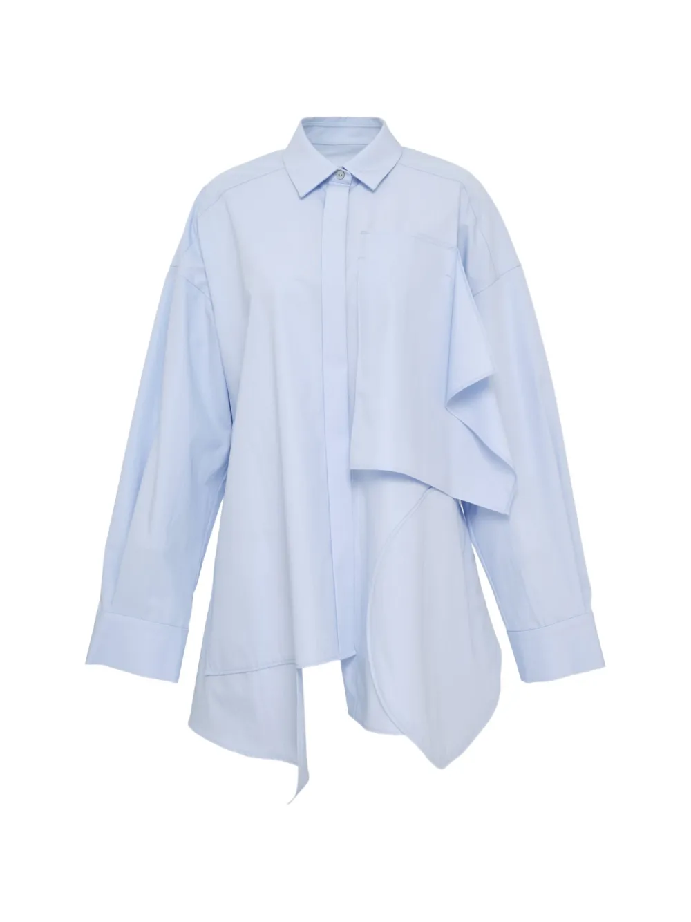 Enföld asymmetric shirt - Blu