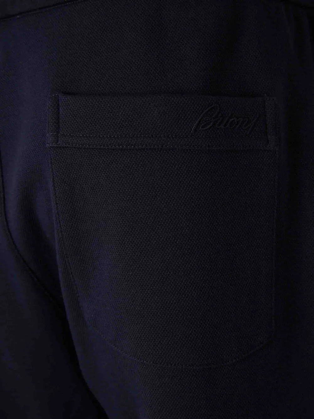 Brioni Broek met trekkoord Blauw