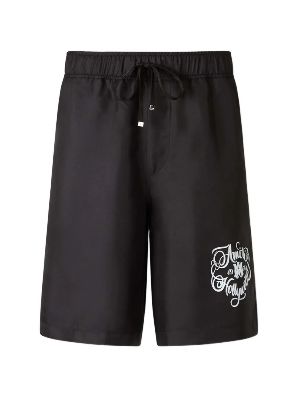 AMIRI 할리우드 밴딩 웨이스트 프린트 쇼츠 | 블랙 | Image 1