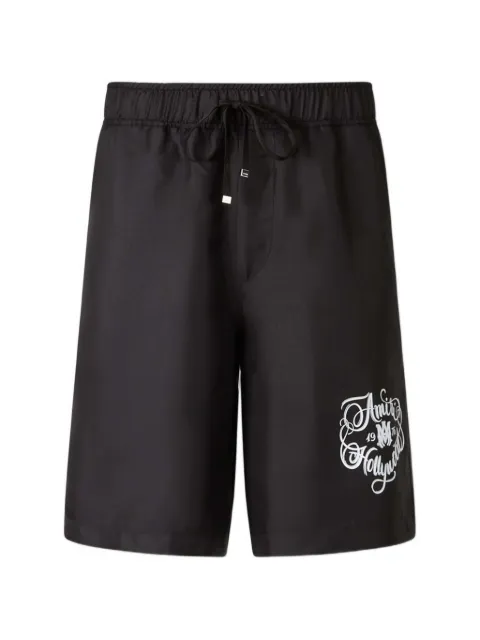 AMIRI Bermuda Hollywood com cós elástico