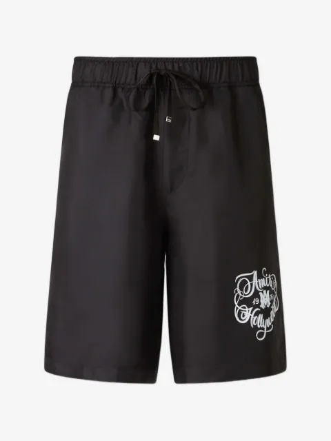 AMIRI Hollywood elasticated waistband printed shorts