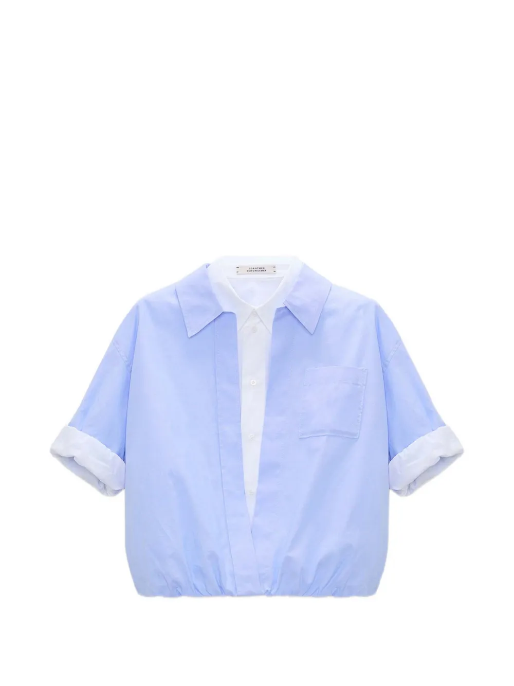 Dorothee Schumacher pocket short-sleeved shirt - Blu
