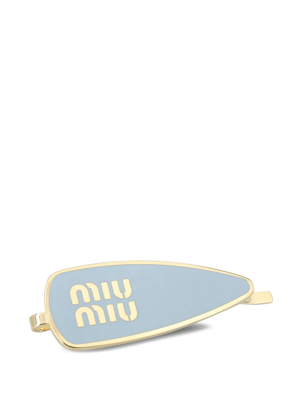 Miu Miu logo hair accessory - Oro