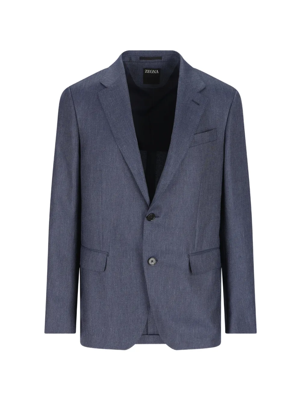 Zegna single-breasted blazer - Blu