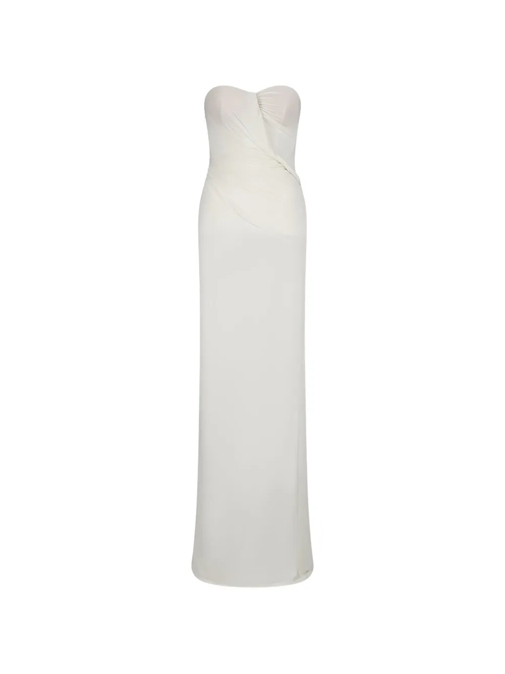 Blumarine strapless maxi dress - Bianco
