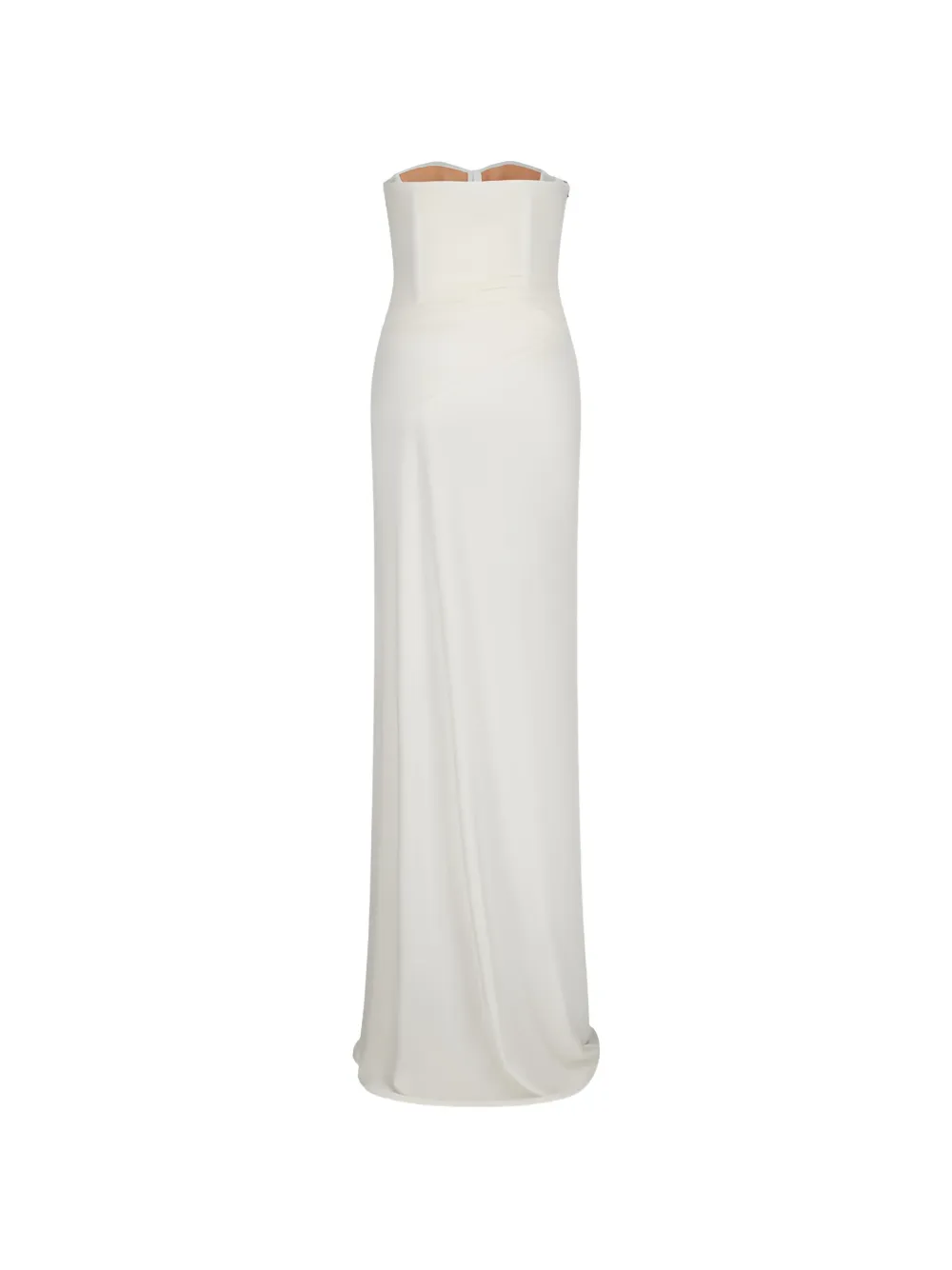 Blumarine Strapless maxi-jurk Wit
