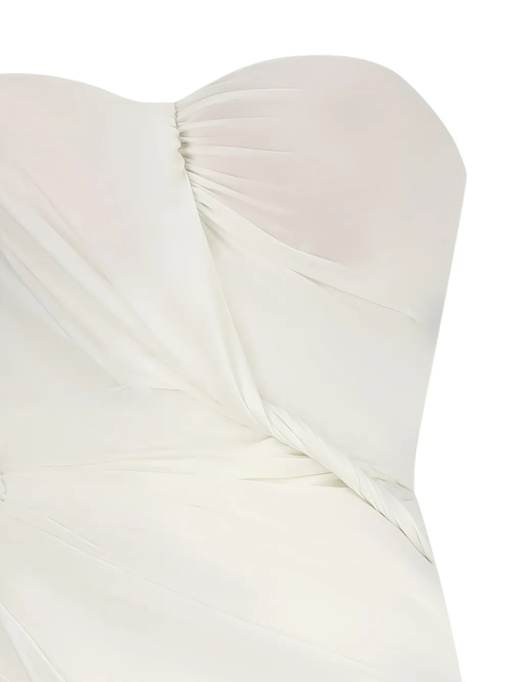 Blumarine Strapless maxi-jurk Wit