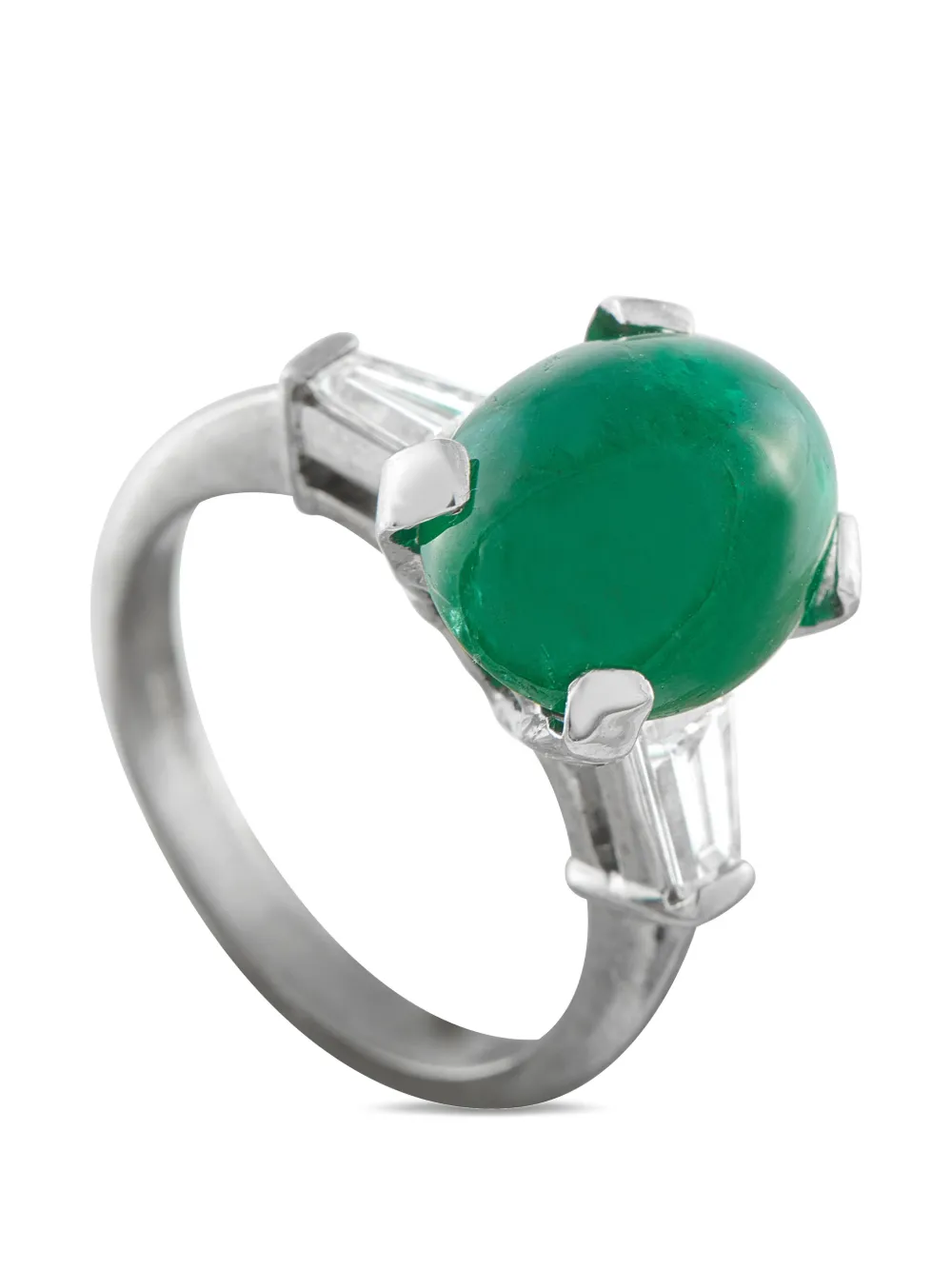 LB Exclusive emerald diamond ring - Argento