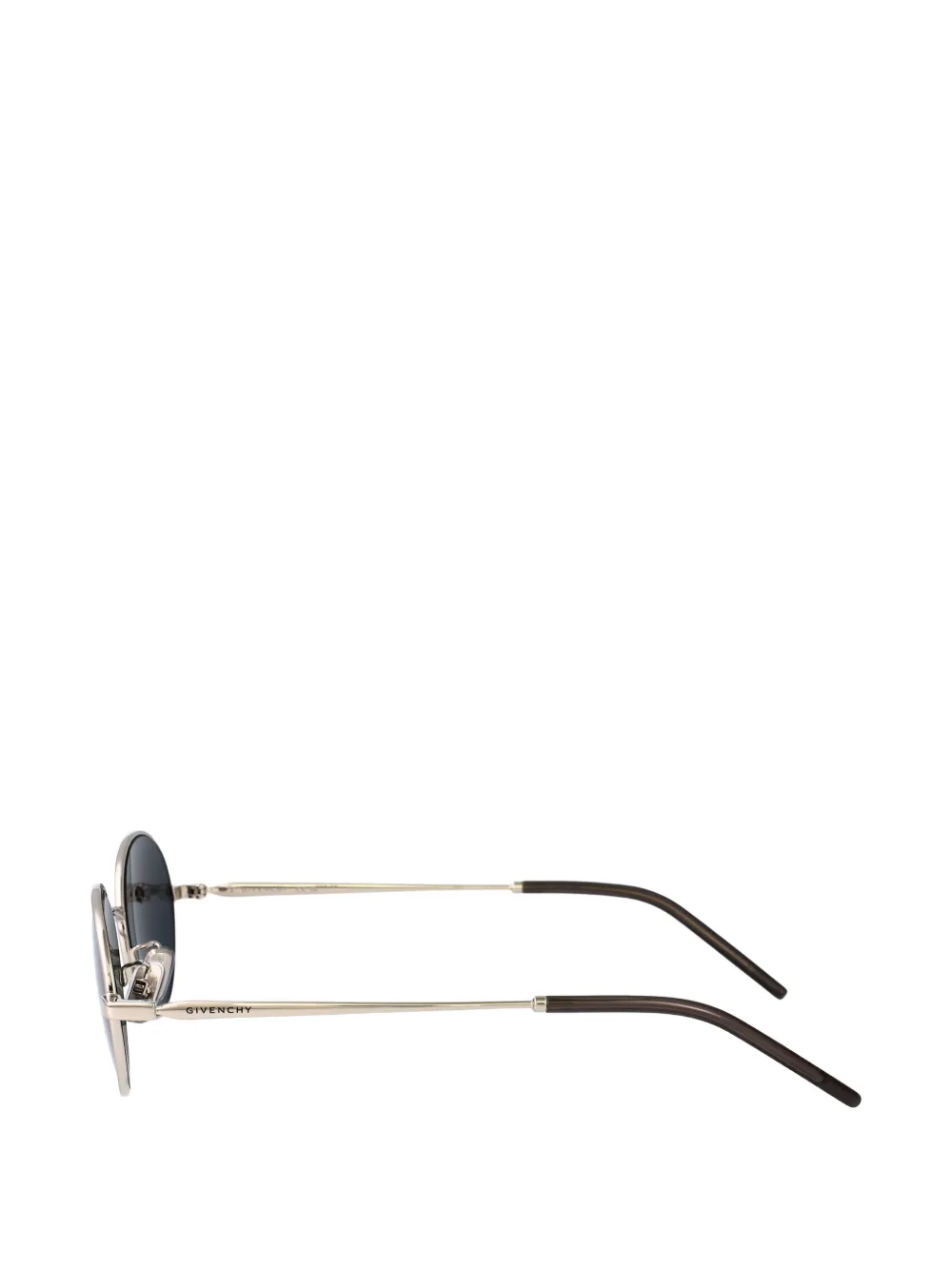  Givenchy Eyewear City Oval-frame Sunglasses - Silver 