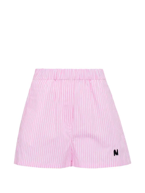 MSGM striped shorts