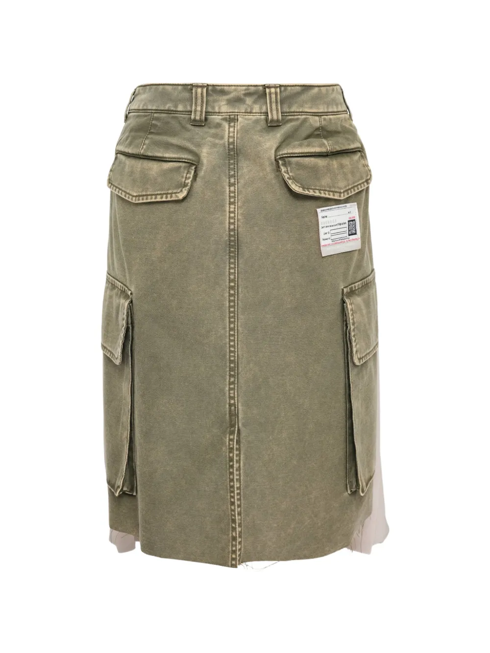 Maison MIHARA YASUHIRO Midi-plooirok Beige