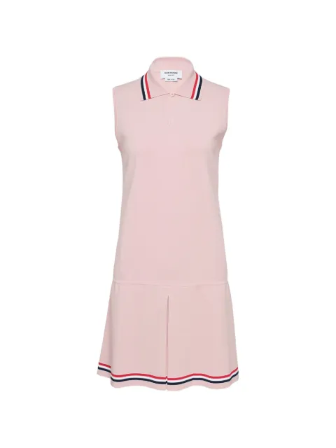 Thom Browne vestido corto con motivo de rayas RWB
