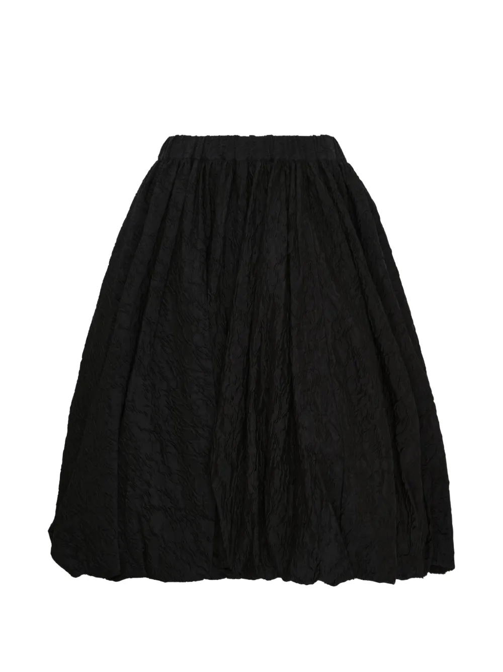 Noir Kei Ninomiya ruffled midi skirt - Nero