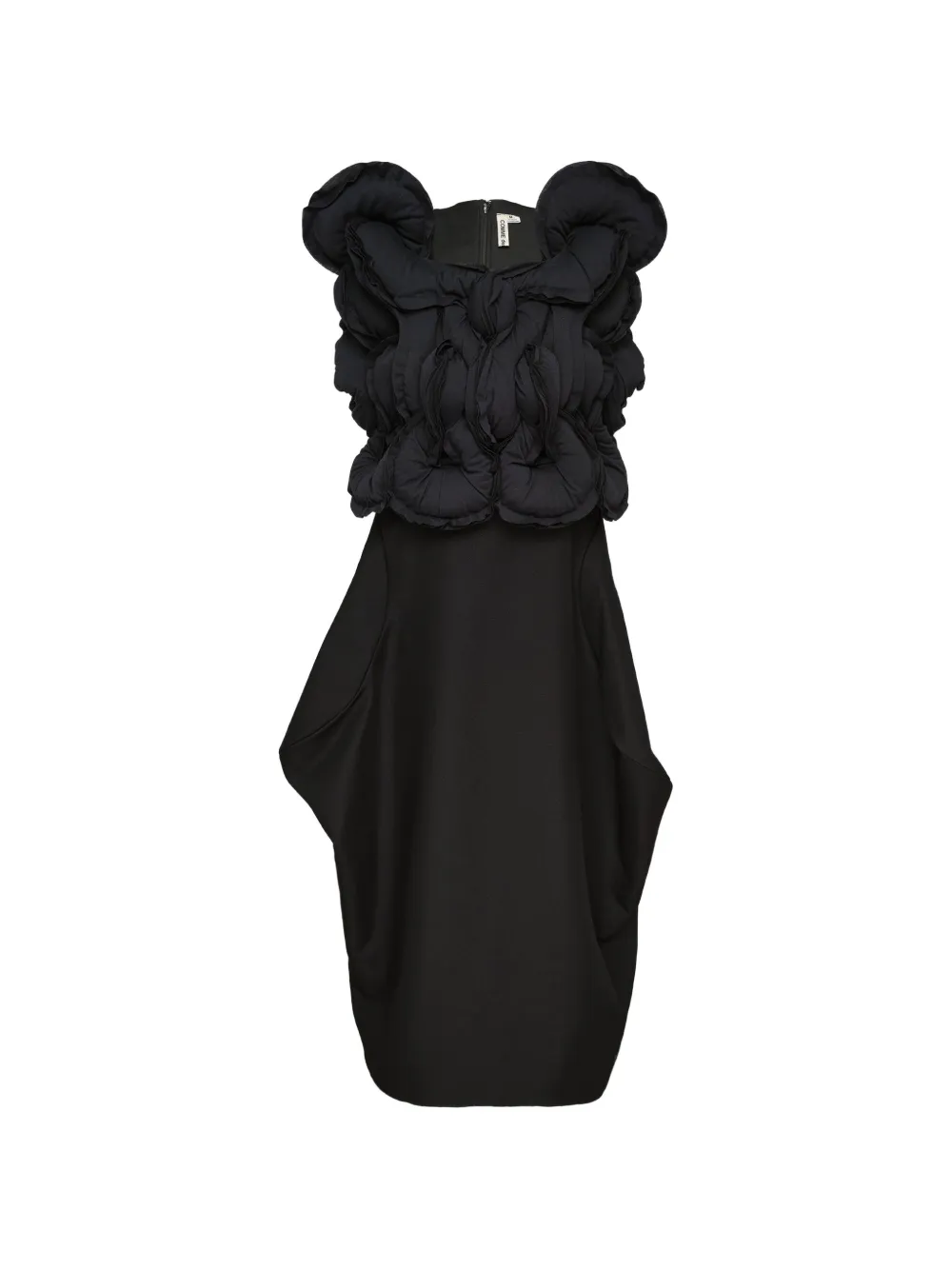 Comme Des Garçons sleeveless mini dress - Nero
