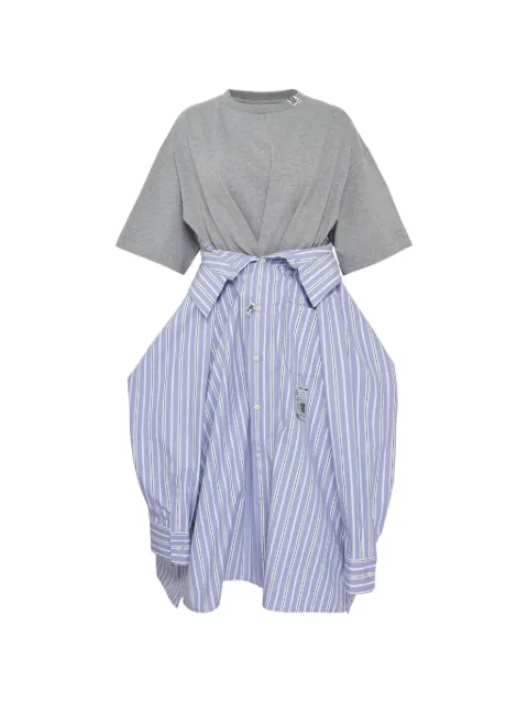 Maison MIHARA YASUHIRO striped dress