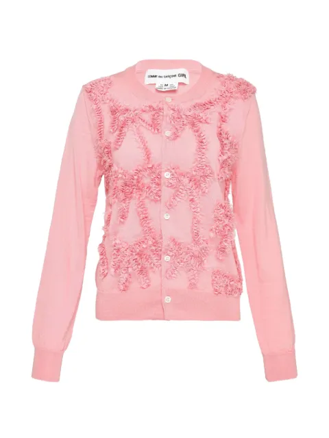 Comme Des Garçons Girl cárdigan bordado