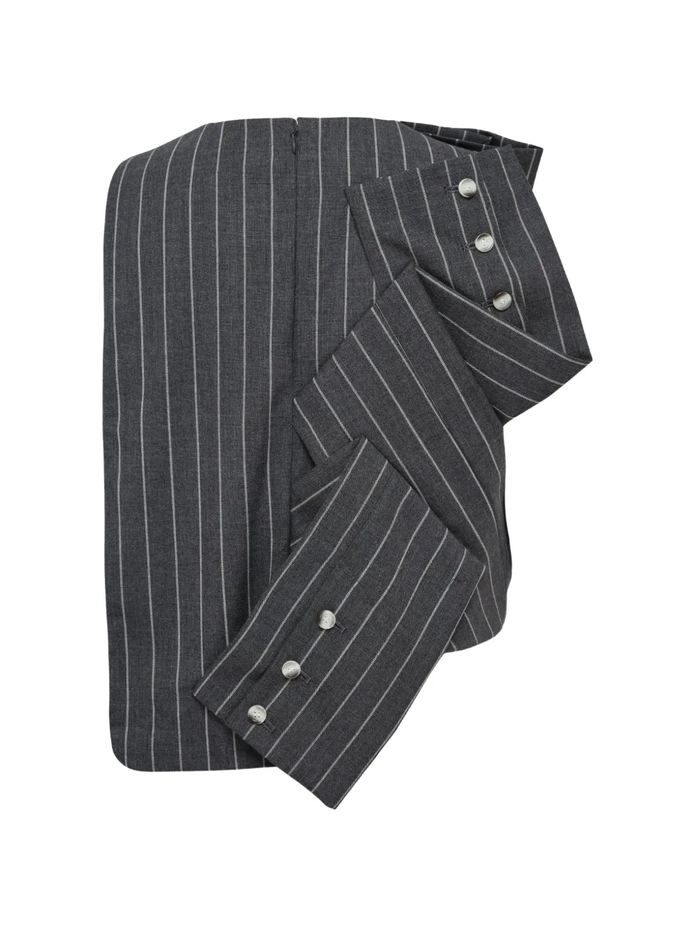 Striped Button Top