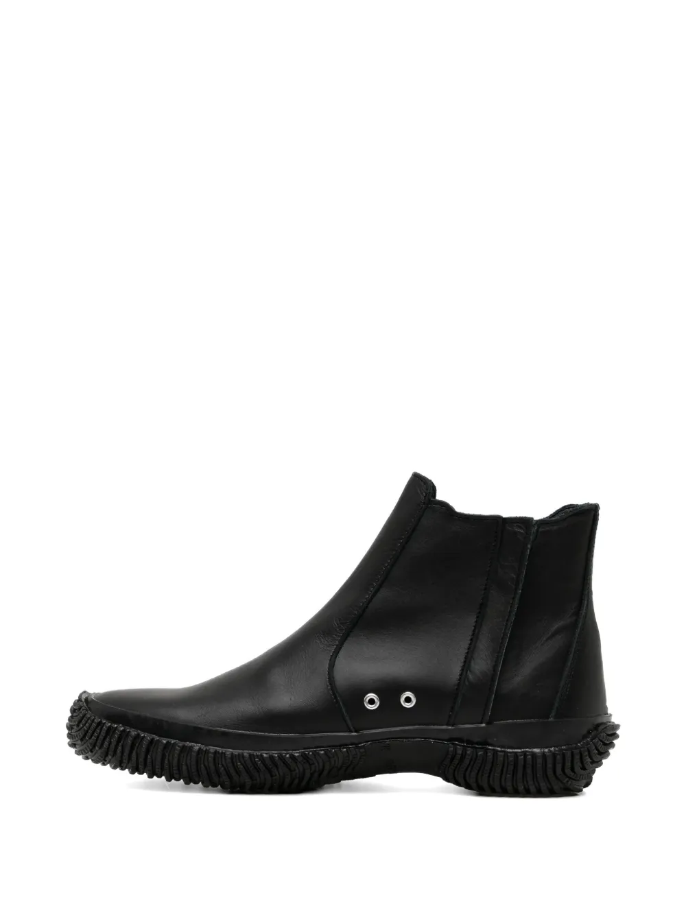 Comme Des Garçons Comme Des Garçons textured-sole ankle boots Zwart