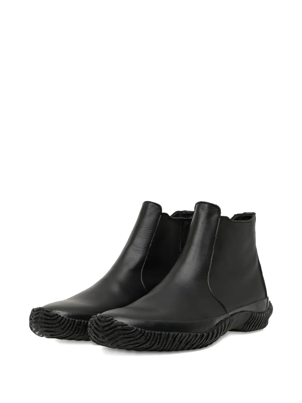 Comme Des Garçons Comme Des Garçons textured-sole ankle boots Zwart