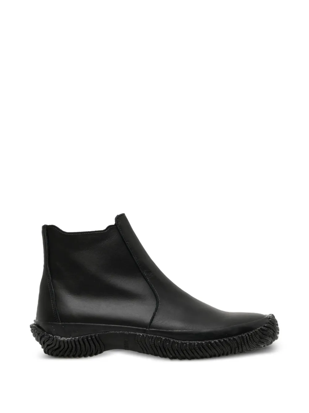Comme Des Garçons Comme Des Garçons textured-sole ankle boots - Black