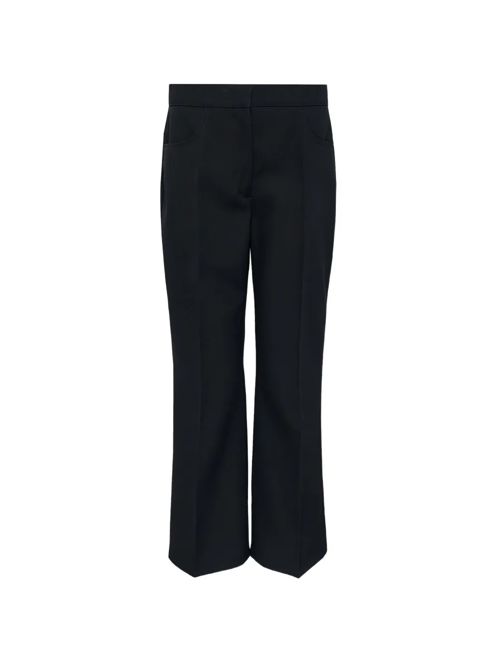 Jil Sander Flared-leg Trousers In Black