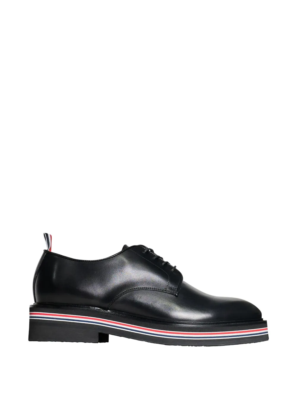 Thom Browne leather derbys hoes Zwart