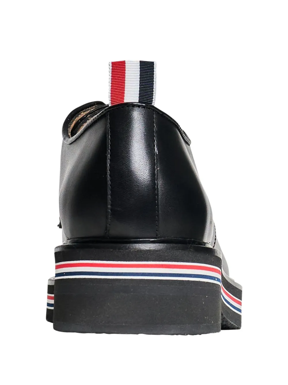 Thom Browne leather derbys hoes Zwart