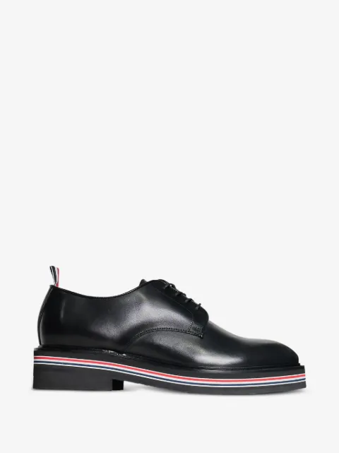 Thom Browne box calf rubber sole uniform shoes