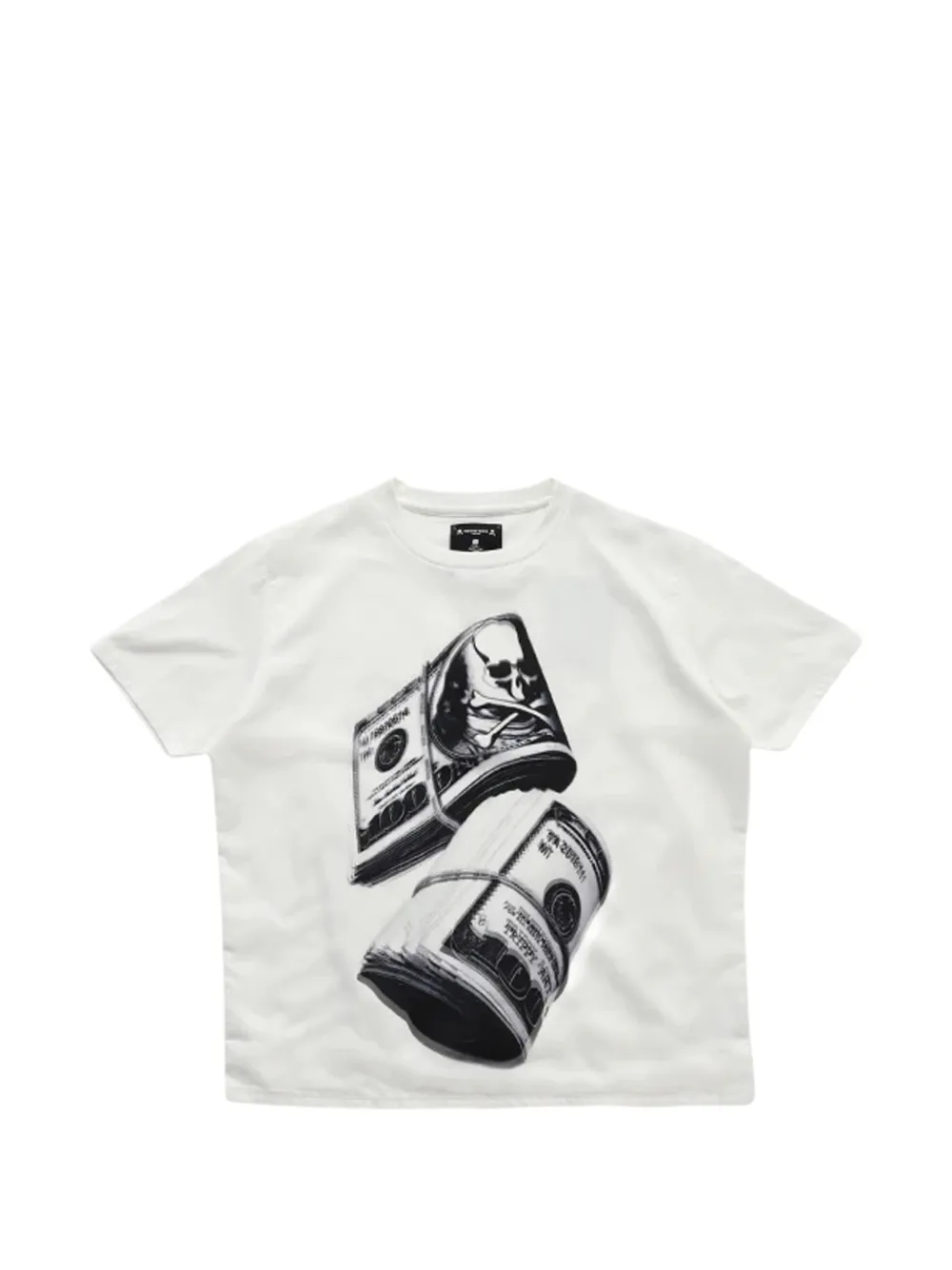 Mastermind Japan x Trippy Mikio Art graphic-print T-shirt - Bianco