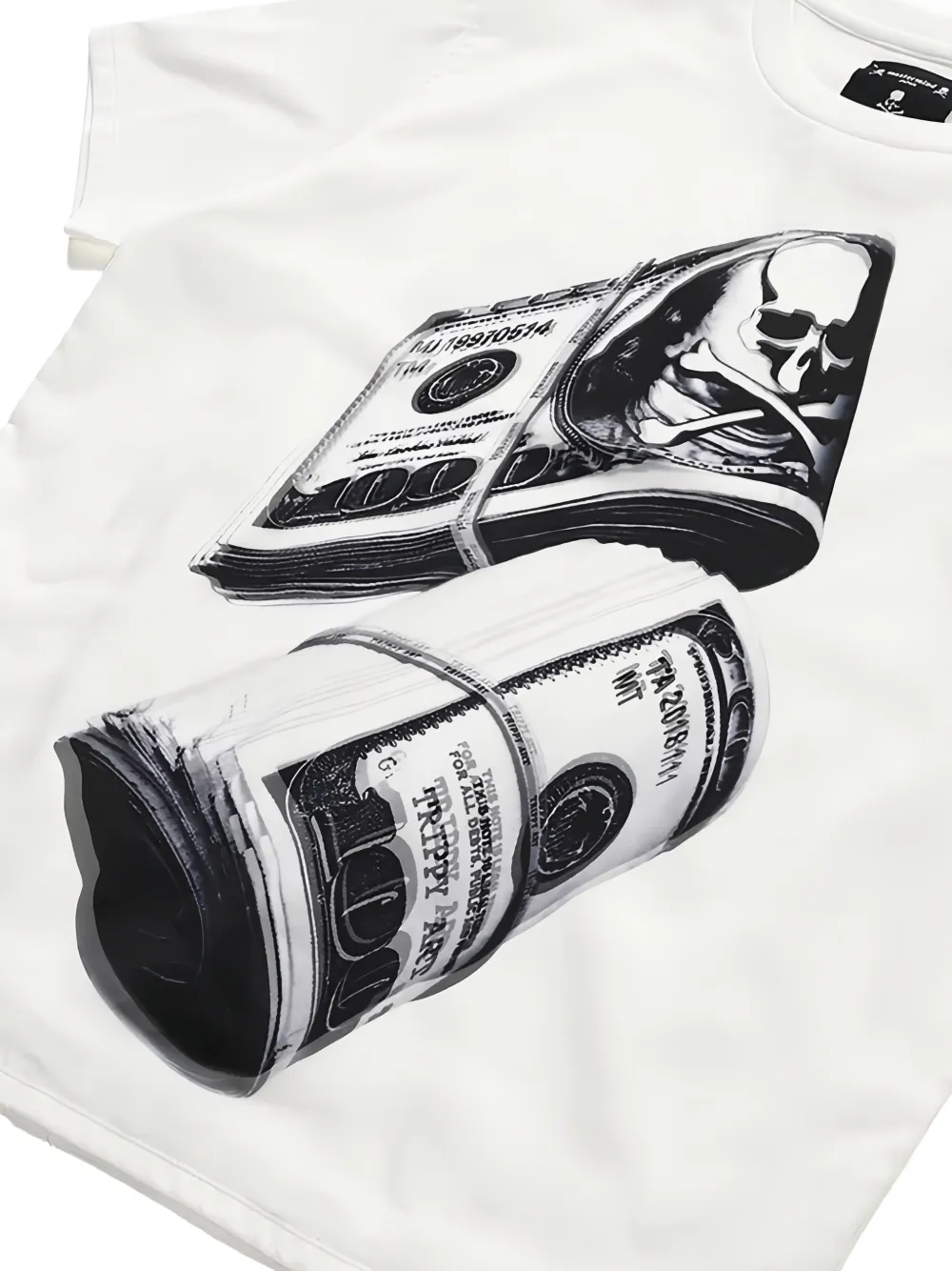 X Trippy Mikio Art Graphic-Print T-Shirt