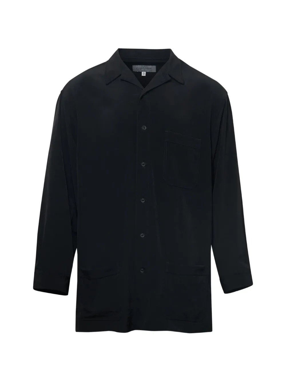 Yohji Yamamoto buttoned shirt - Nero