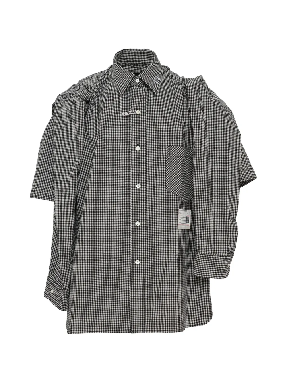 Maison MIHARA YASUHIRO patterned shirt - Bianco
