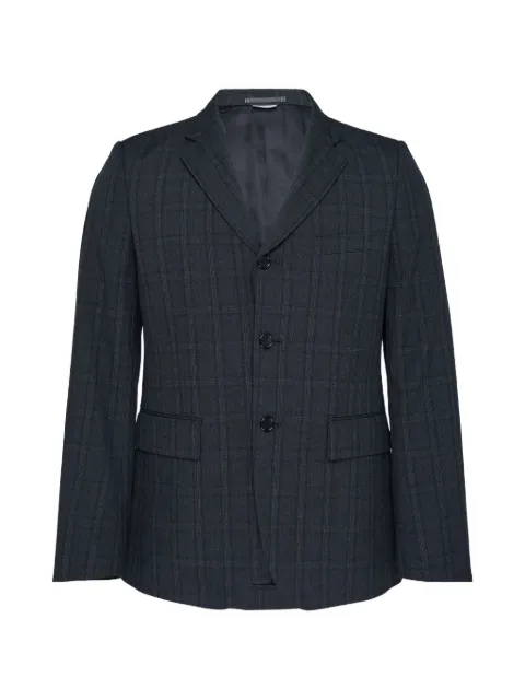 Comme des Garçons Homme Deux check-pattern single-breasted jacket