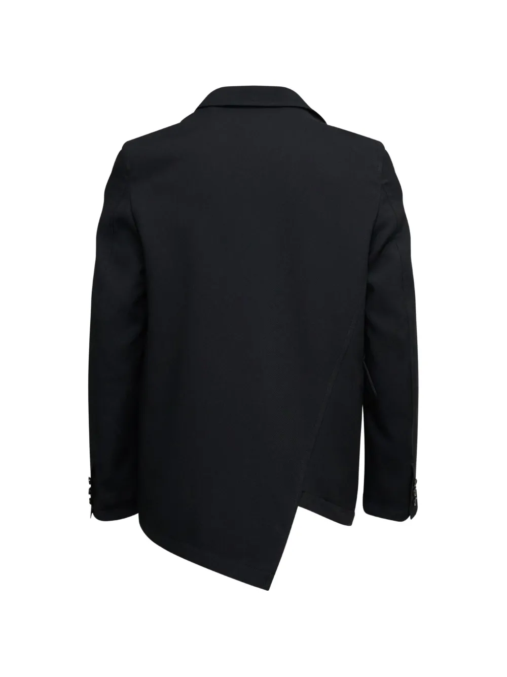 Comme Des Garçons Shirt Jack met asymmetrische ritssluiting Zwart